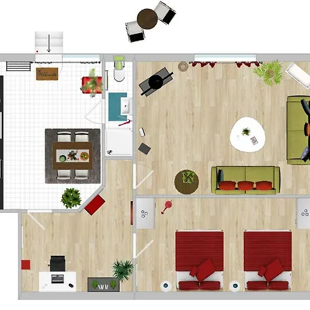 아파트 Ferienwohnung Ute 후트겐발트
